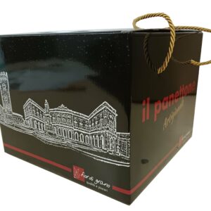 Scatola per panettone - Stampa Fior di Grano - 60Pz (78761)